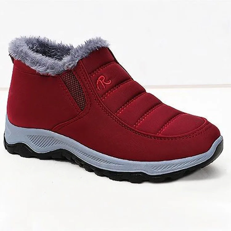 Women's Waterproof Snow Boots & Men's Casual Slip-On Winter Boots