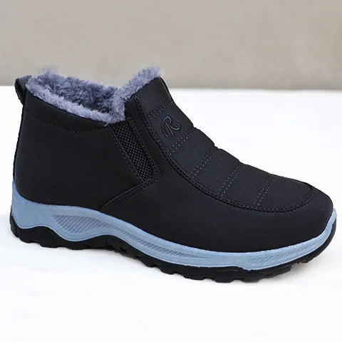 Women's Waterproof Snow Boots & Men's Casual Slip-On Winter Boots