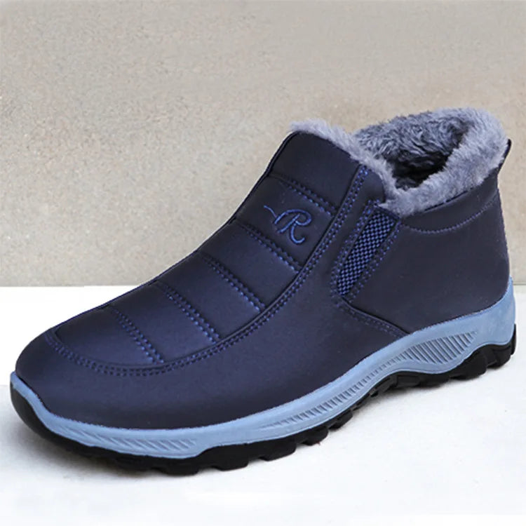 Women's Waterproof Snow Boots & Men's Casual Slip-On Winter Boots