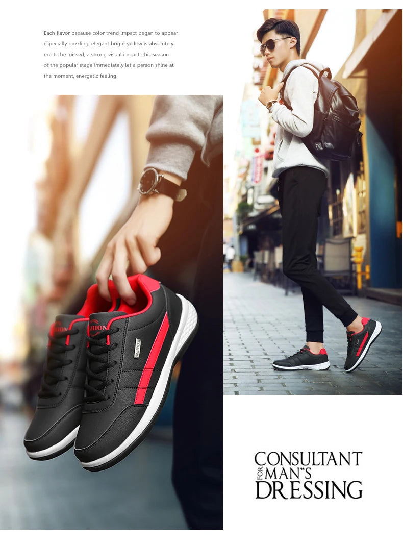 Men's 2024 Trend Breathable Casual Sneakers - Non-Slip Outdoor Walking Shoes