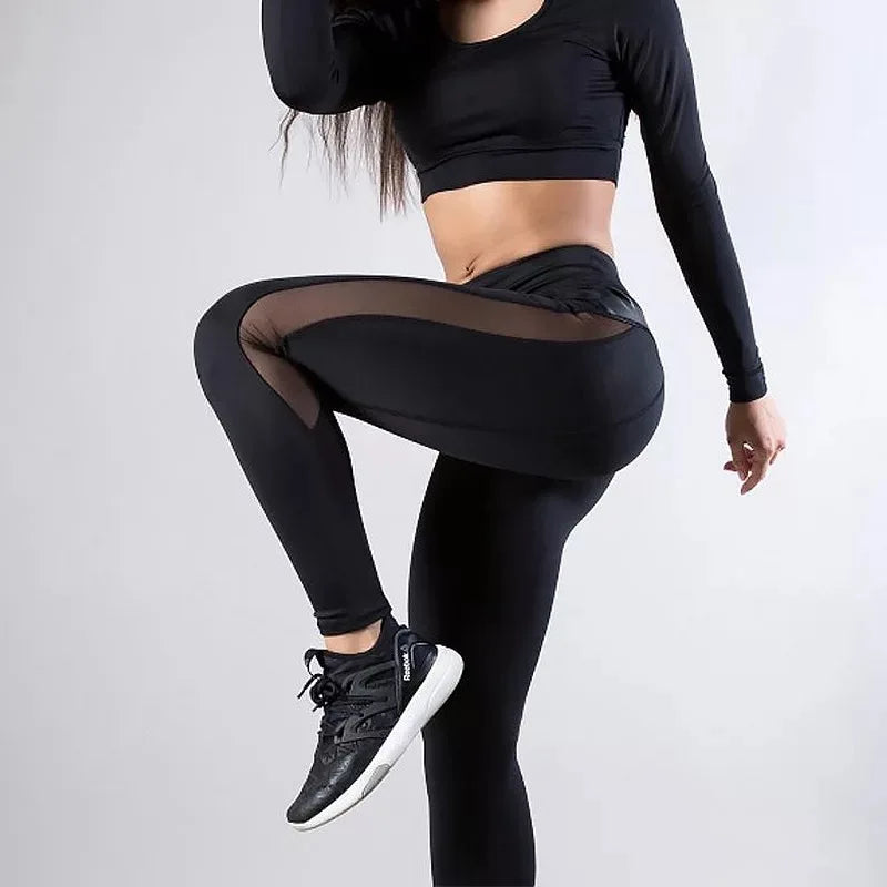 Women’s High-Waist Push Up Yoga Leggings - Seamless Stretch Fitness Pants