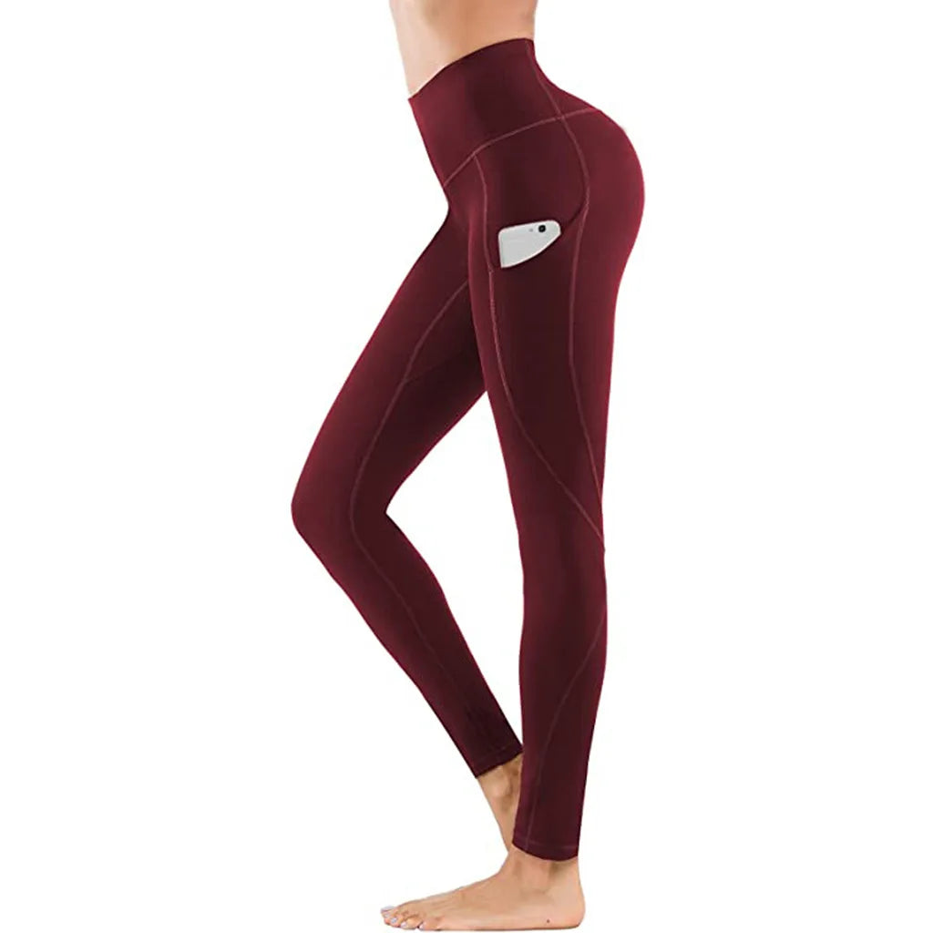 Women's High Waist Seamless Yoga Pants - Stretchy Fitness Leggings