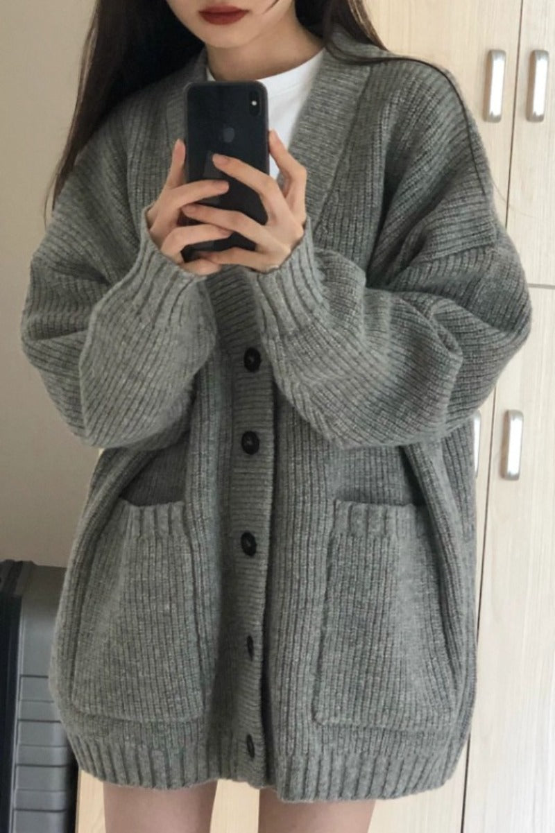 Women's Autumn/Winter V-Neck Cardigan