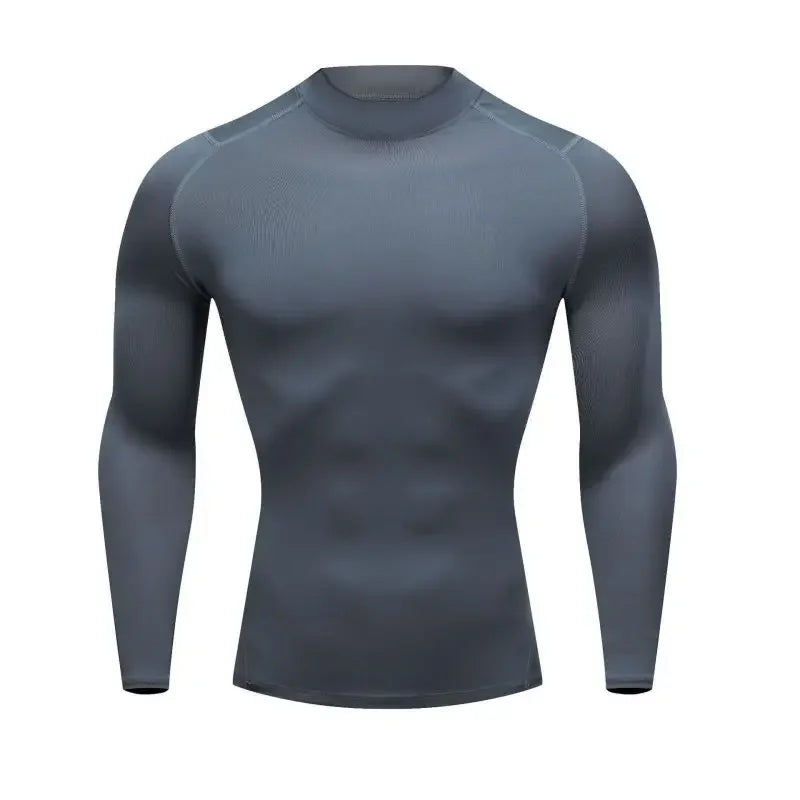 Men's Compression Running T-shirt Long Sleeve Sportswear