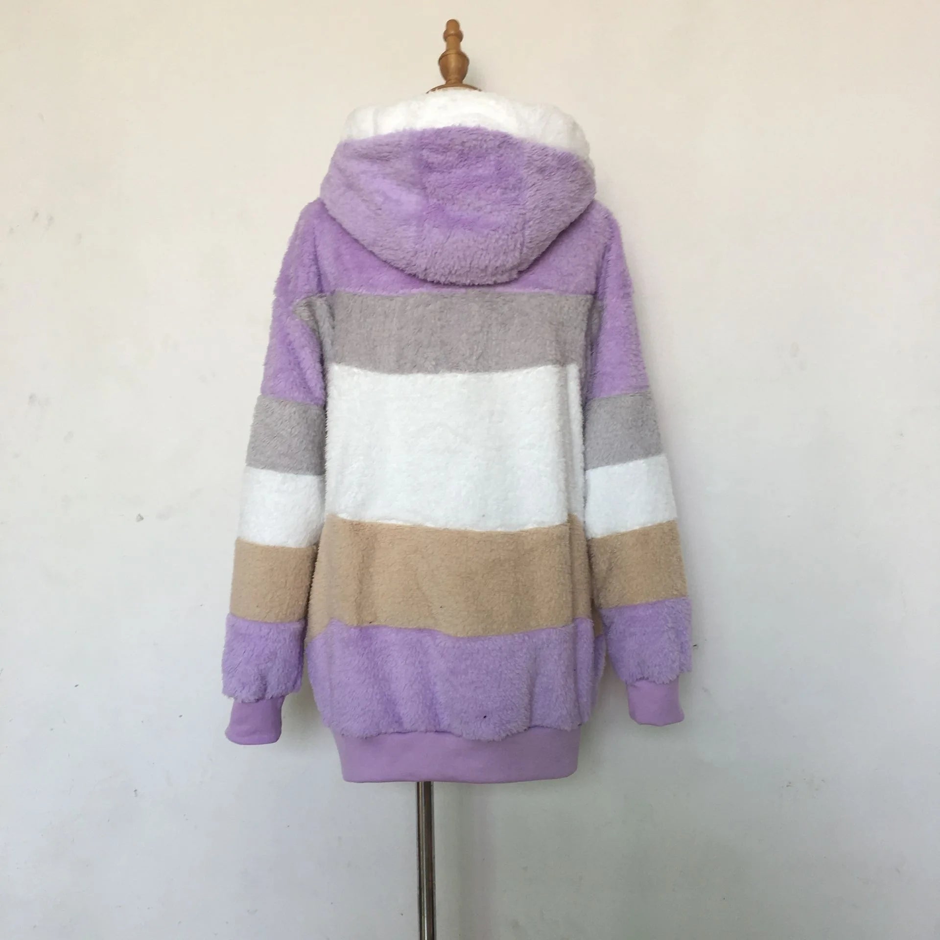 Oversized Hooded Jacket for Women - Autumn Winter Plush Coat 2023