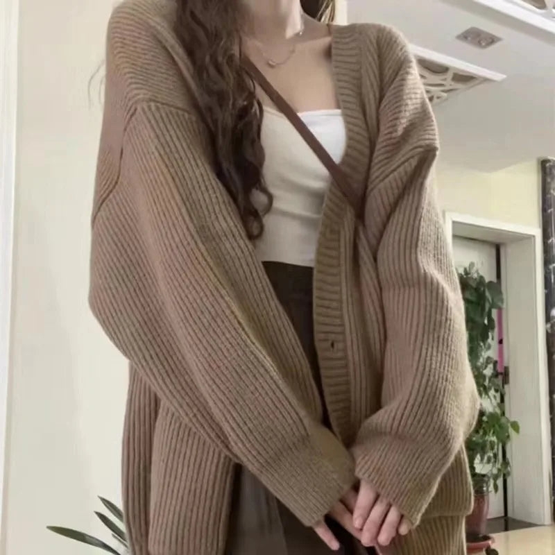 Women's Autumn/Winter V-Neck Cardigan