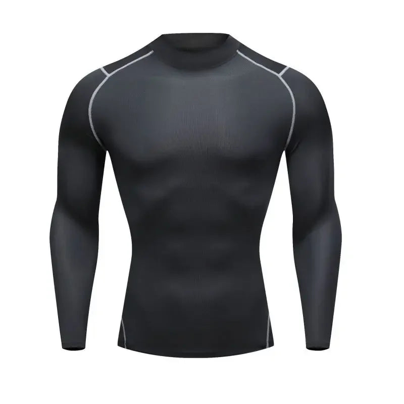 Men's Compression Running T-shirt Long Sleeve Sportswear