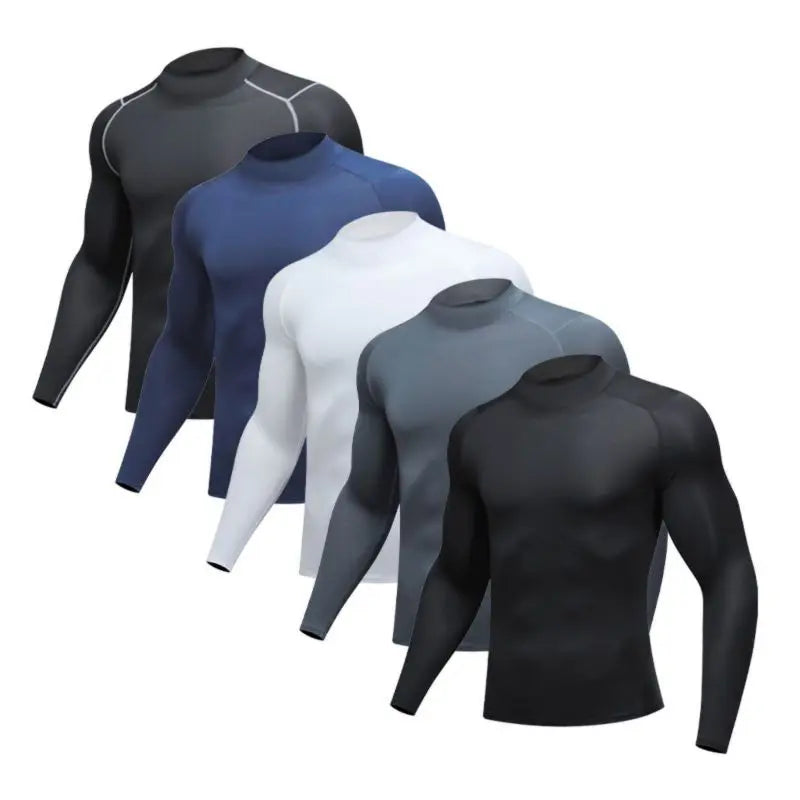 Men's Compression Running T-shirt Long Sleeve Sportswear