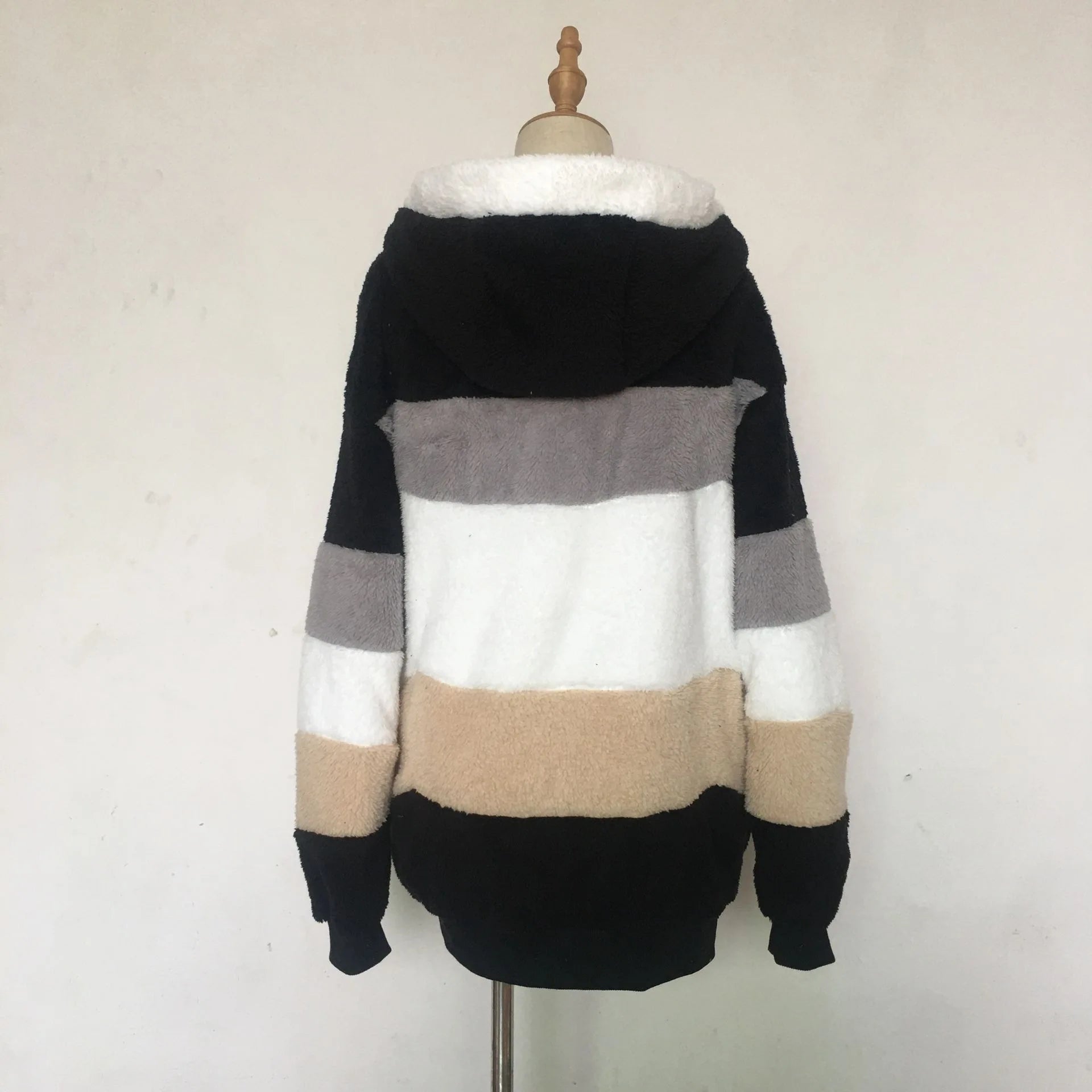 Oversized Hooded Jacket for Women - Autumn Winter Plush Coat 2023