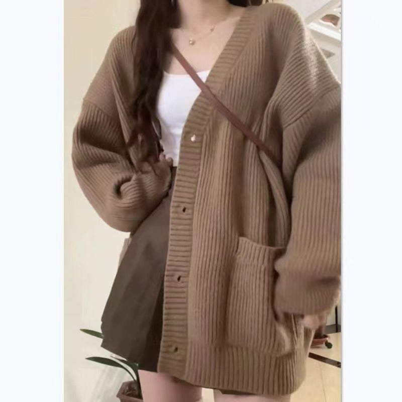 Women's Autumn/Winter V-Neck Cardigan