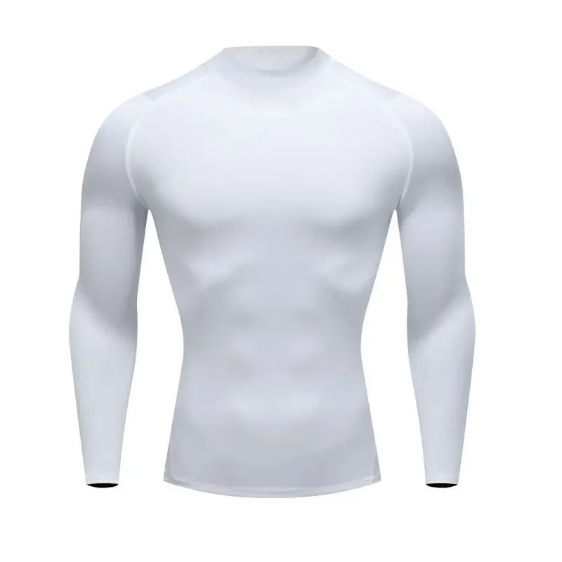 Men's Compression Running T-shirt Long Sleeve Sportswear