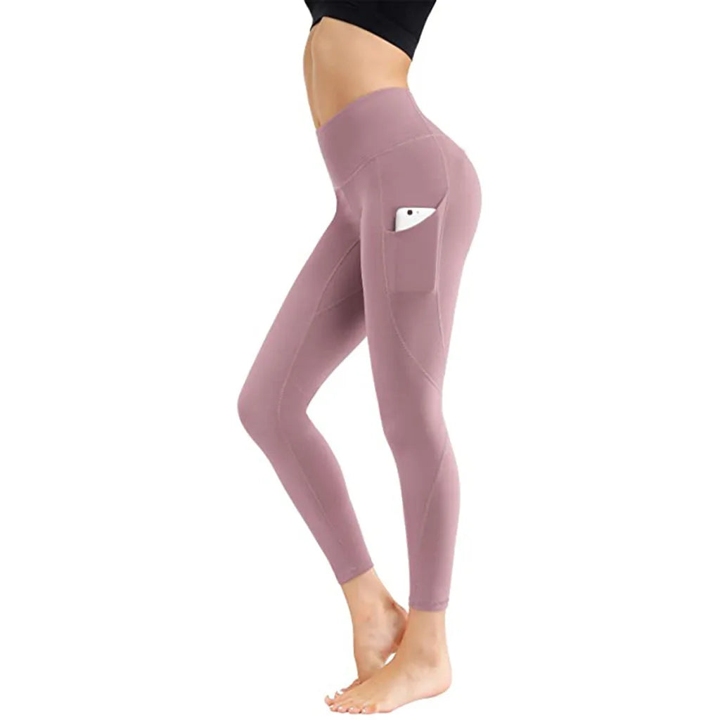 Women's High Waist Seamless Yoga Pants - Stretchy Fitness Leggings