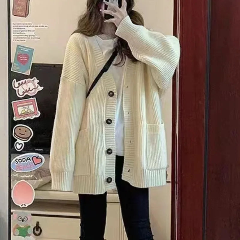 Women's Autumn/Winter V-Neck Cardigan