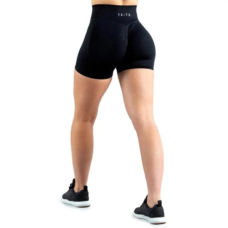 2 Pcs TKITK 2.0 Dynamic Seamless Yoga Shorts for Women – Soft, Breathable Fitness Outfits