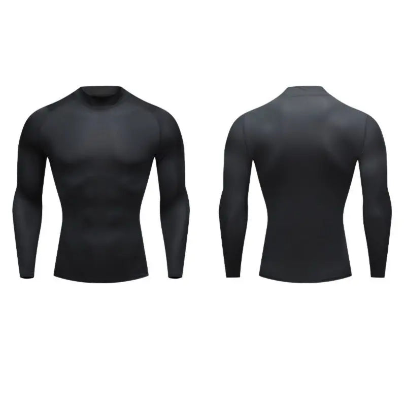 Men's Compression Running T-shirt Long Sleeve Sportswear