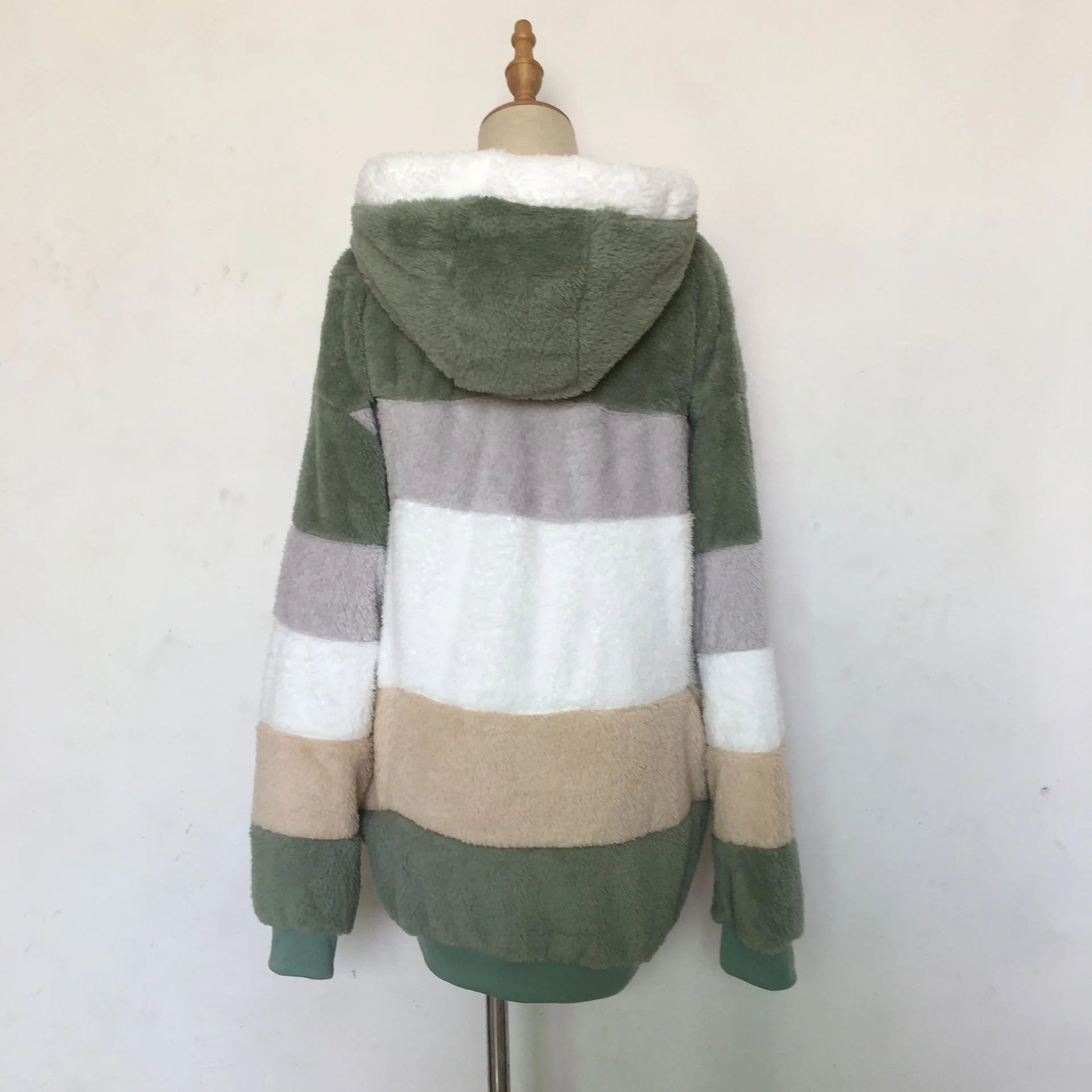 Oversized Hooded Jacket for Women - Autumn Winter Plush Coat 2023