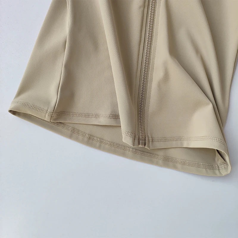Yoga Suit Women's High-end Long Sleeved Sports Jacket Running Training Fitness Top